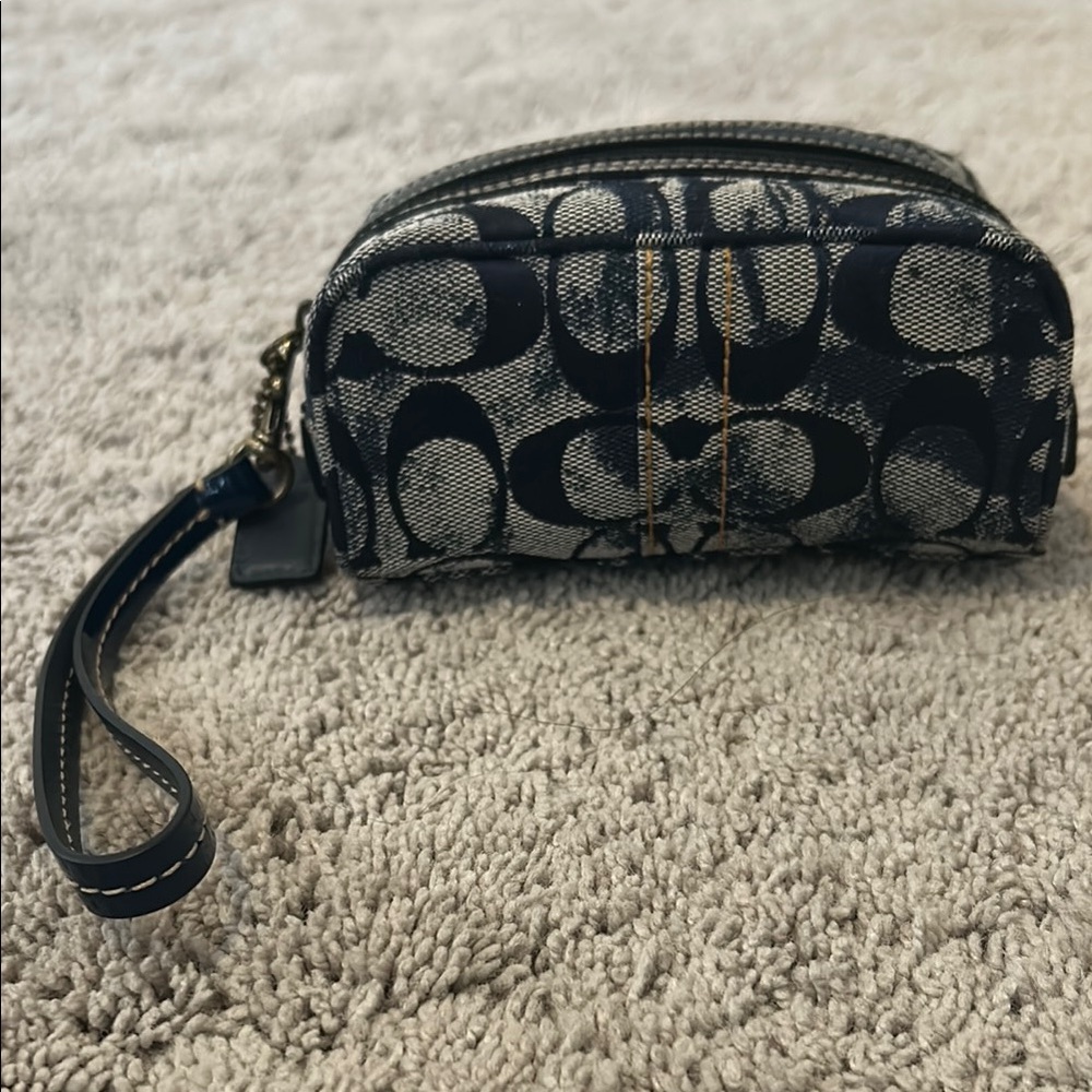 Coach Monogram Wristlet